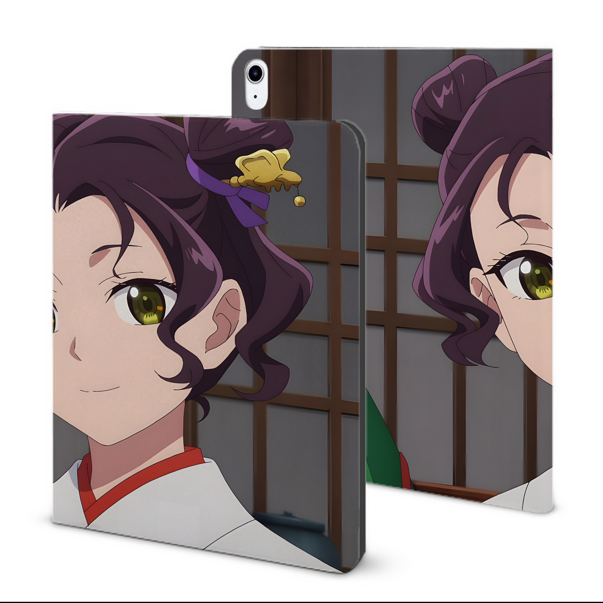 （画像用） 薬屋のひとりごと The Apothecary Diaries IPad ケース ブック型 PUレザー TPU 耐衝撃 軽量 薄型 ペン収納なし 全面保護 IPad 各モデル対応